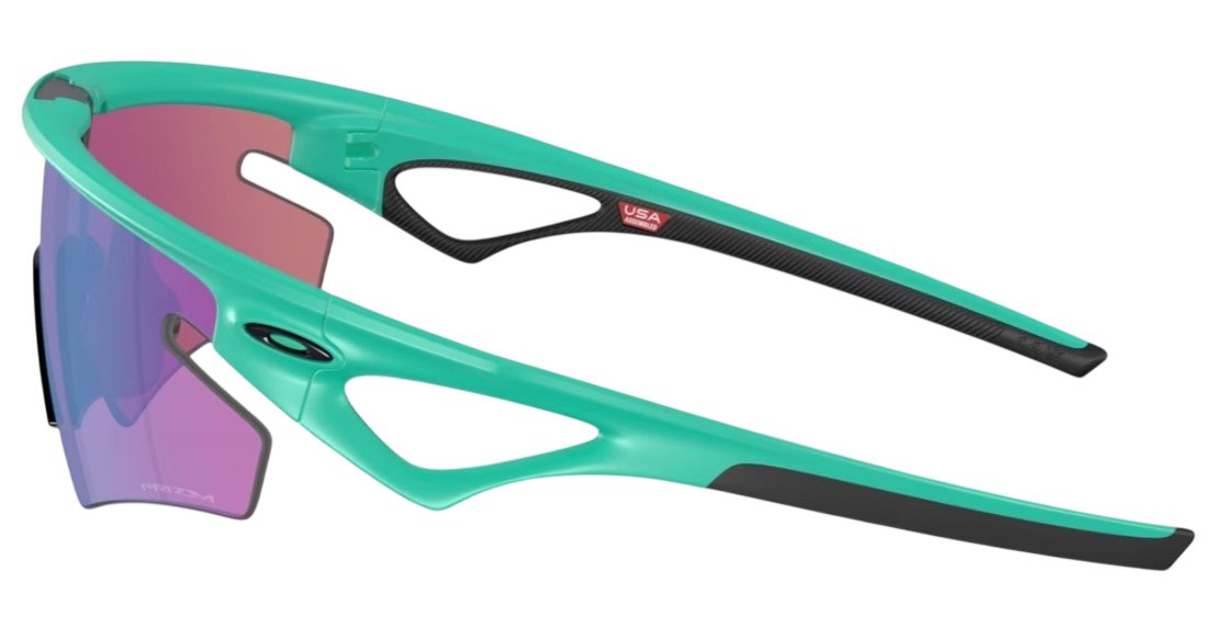 Очки солнцезащитные Oakley Sphaera Slash Matte Celeste, Зеленый/Серые Линзы