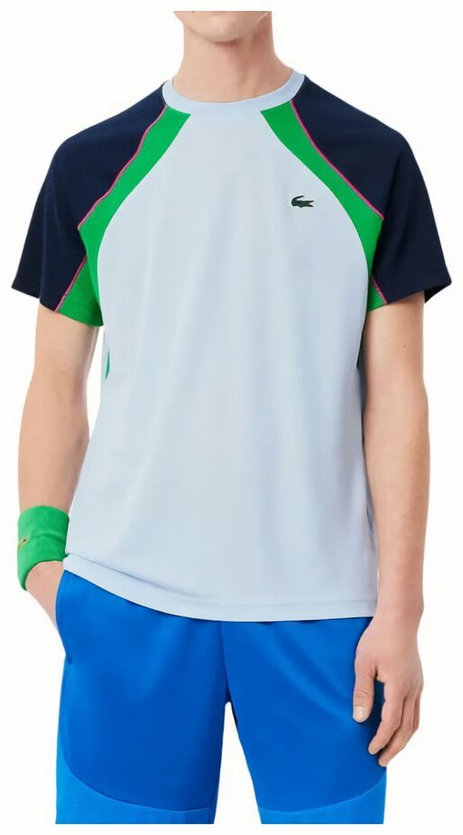 (EU) Футболка мужская Lacoste Players Collection, Зелёная (S)