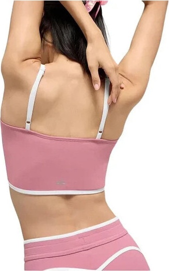 (CN) Топ Alo Yoga Airbrush Streamlined Bra Tank, Розовый (M)