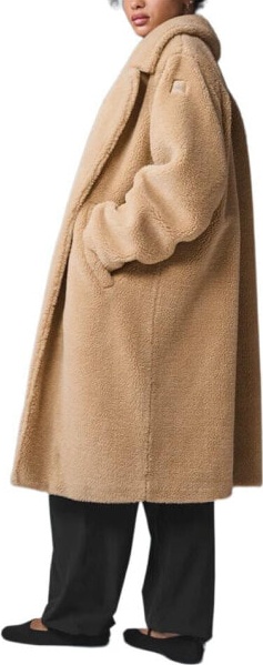 (CN) Пуховик женский для зимы Alo Yoga Velvet feel, Бежевый (2XS)