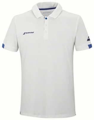 (EU) Поло мужское Babolat Play, Белое (S)