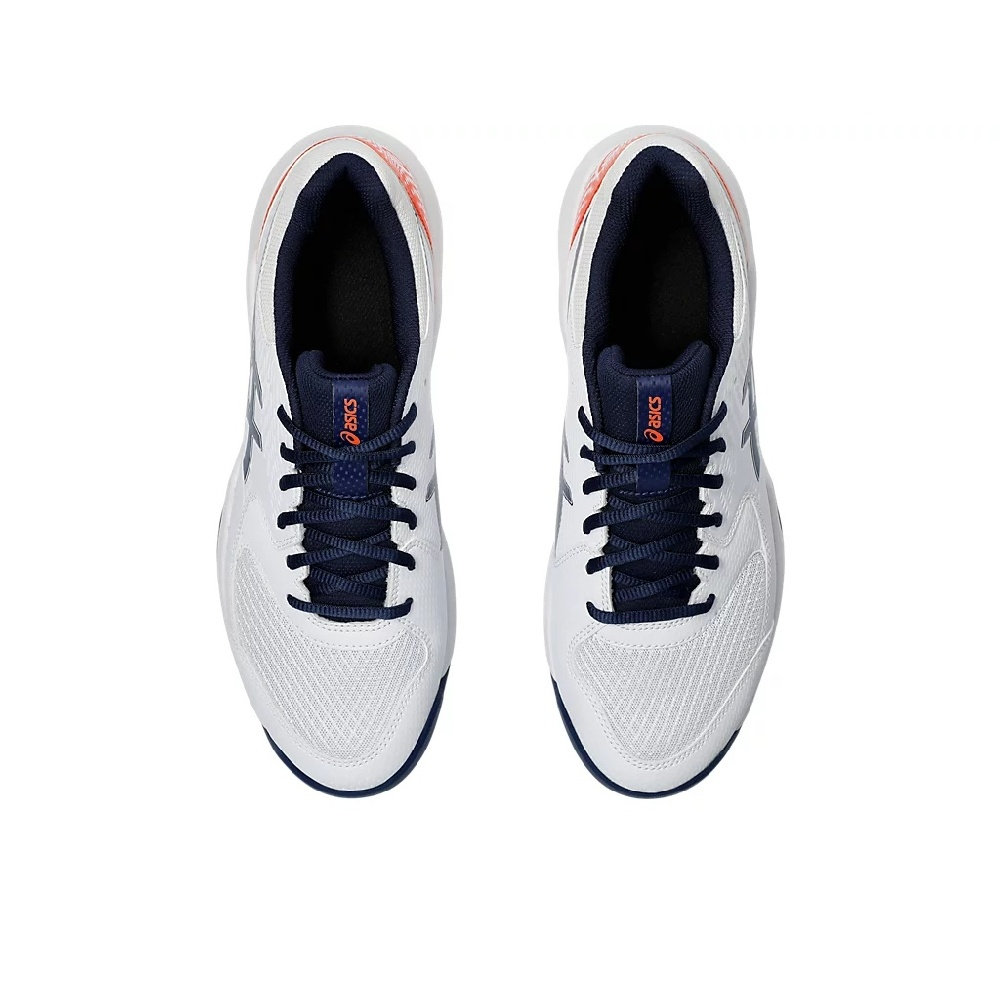 Кроссовки мужские теннисные Asics GEL-DEDICATE 8 , Белый/Темно-синий (р. 43,5)