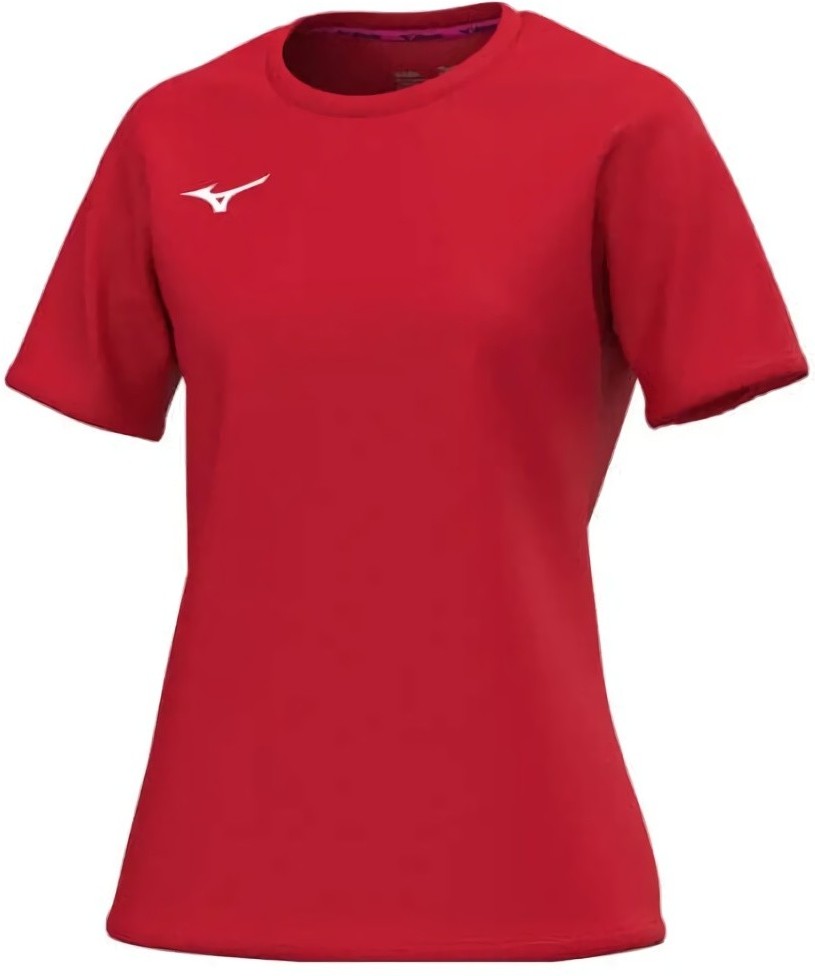 (EU) Футболка женская Mizuno Team, Красная (M)