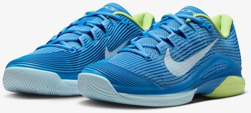 Кроссовки женские Nike Vapor 12, Голубые, с амортизацией Air Zoom (р. 39,5)