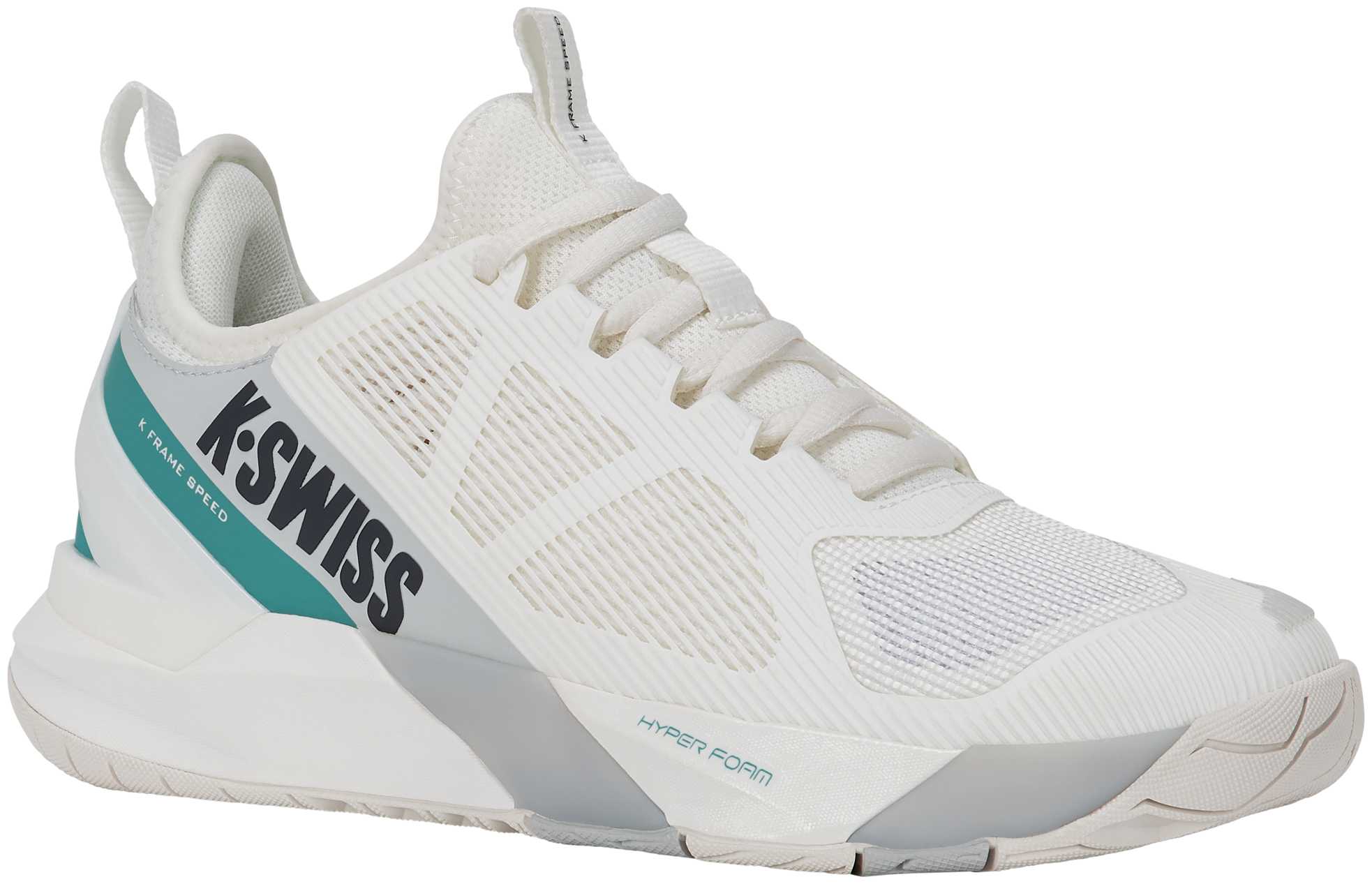 Кроссовки женские K-Swiss K-Frame Speed FW26, Белые/Серые/Ярко-синие (р. 38)