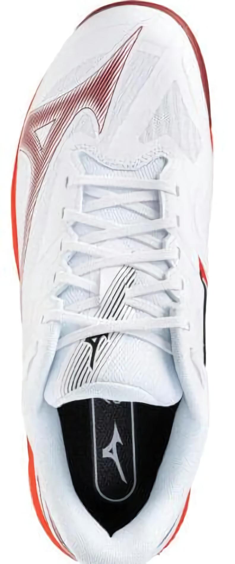 (EU) Кроссовки мужские Mizuno Wave Exceed Court Clay White/Red 61Gc2520, Красные (р. 45)