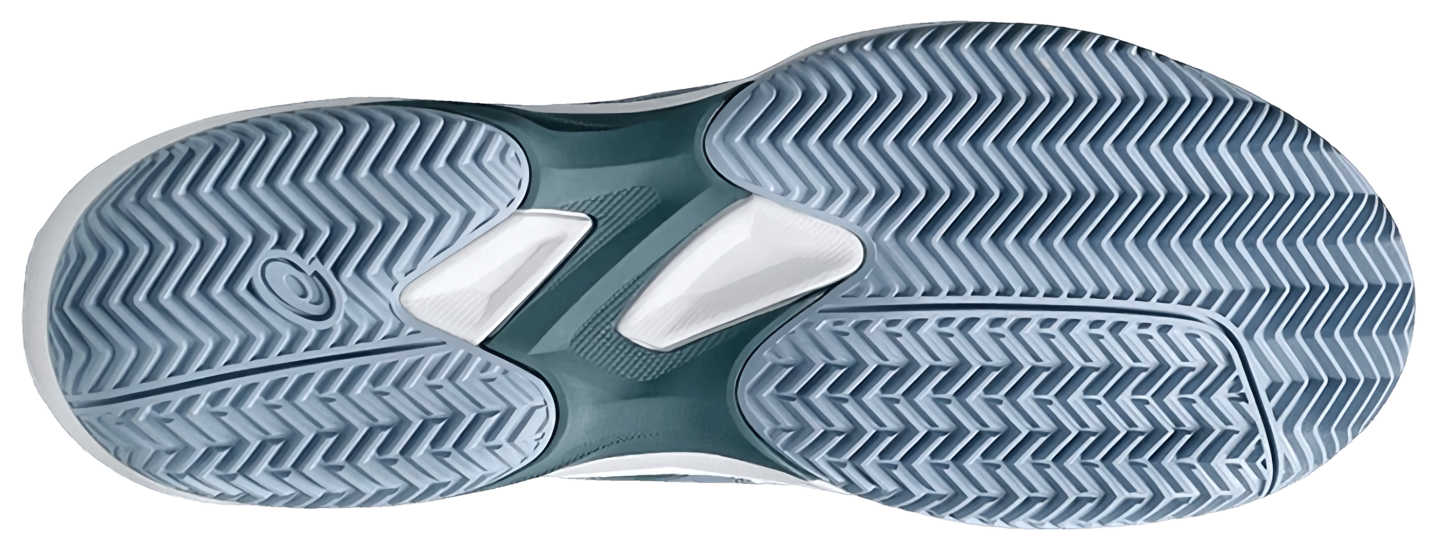 Кроссовки мужские Asics Game FF Clay, Серо-Голубые, для грунтового покрытия (р. EUR 42.5)