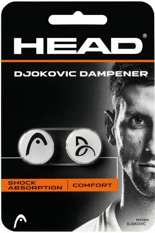 (EU) Виброгаситель для ракетки Head Djokovic Blanco, Черный