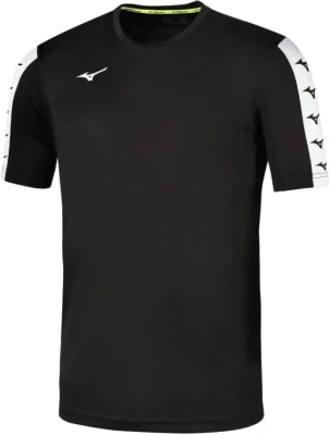 (EU) Футболка унисекс Mizuno Team Nara, Чёрная (S)