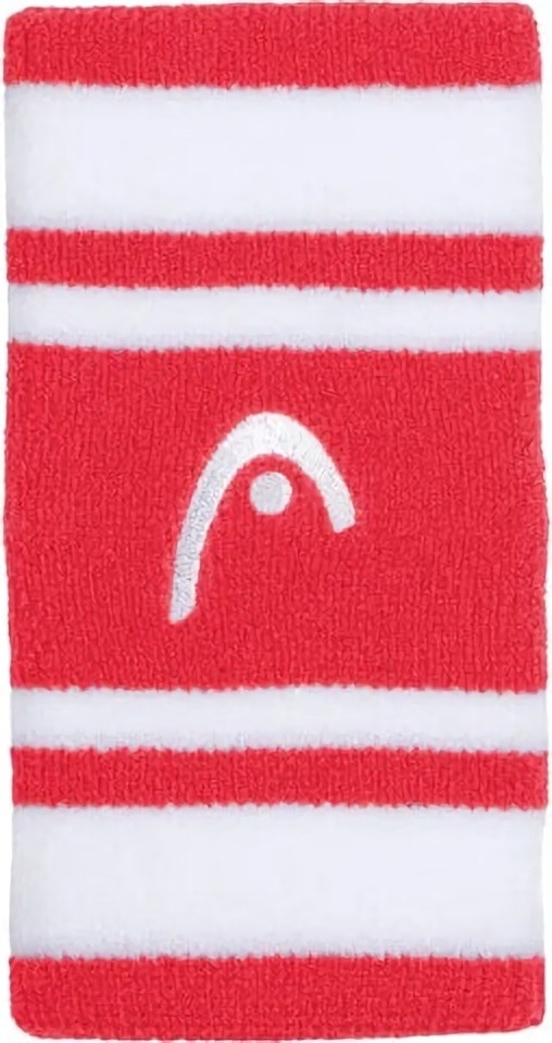 (EU) Удлиненный напульсник Head Striped, Красный/Белый