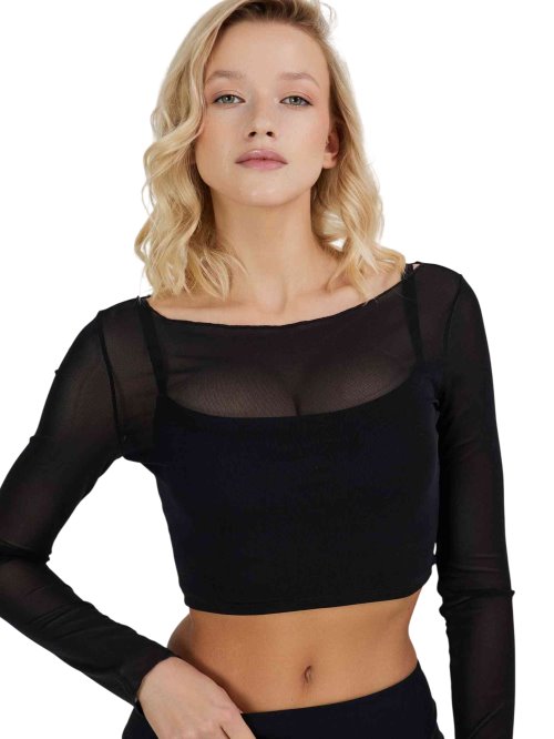 Лонгслив женский SURE 1ATSP_5011_999, Черный (M)