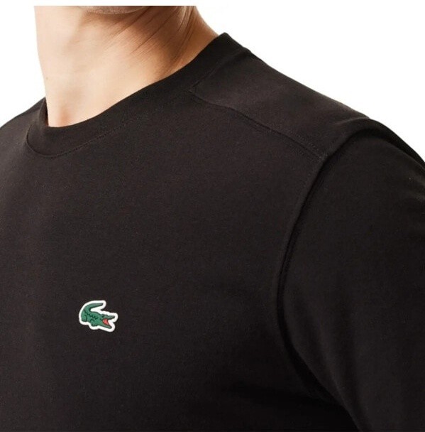 (EU) Футболка мужская Lacoste Core Performance TH7618, Чёрная (XS)