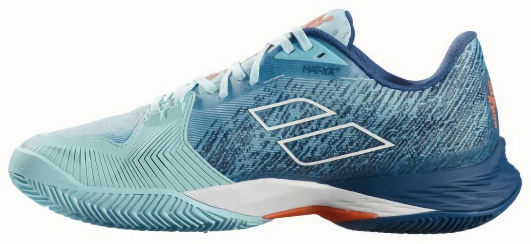 (EU) Кроссовки мужские Babolat Jet Mach 3 Clay, 30523631, Синие/Голубые (р. 44,5)