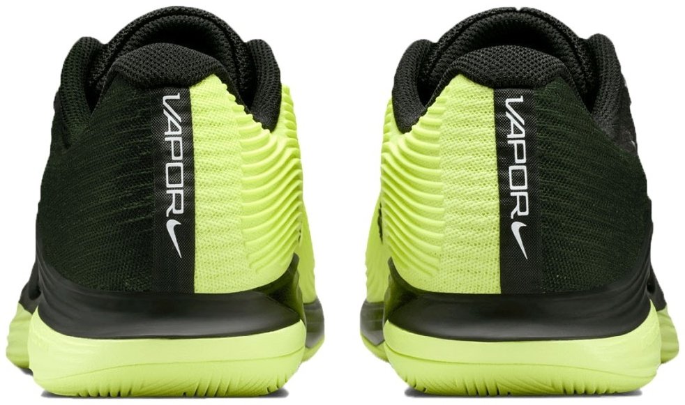 Кроссовки женские Nike Vapor 12 Hard Court Premium, Черные/Салатовые, для твердых кортов (р. 27)