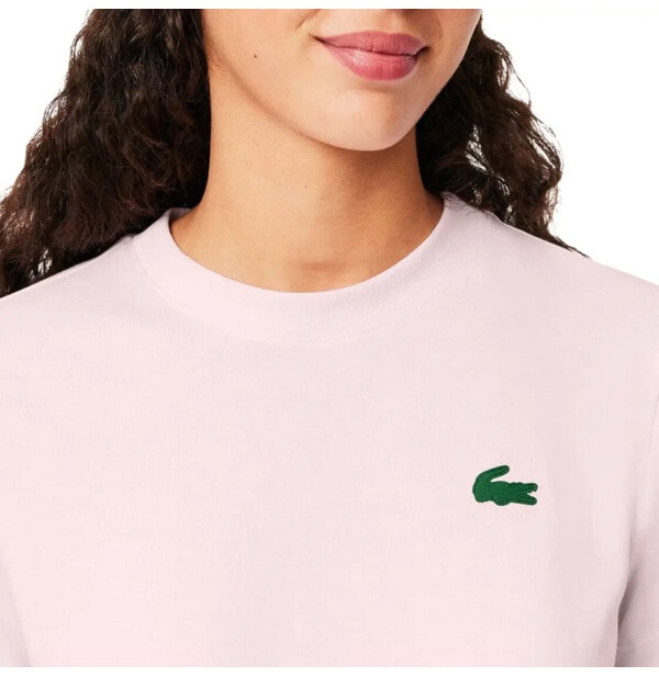 (EU) Футболка женская Lacoste Core Performance TF9246, Розовая (XXS)