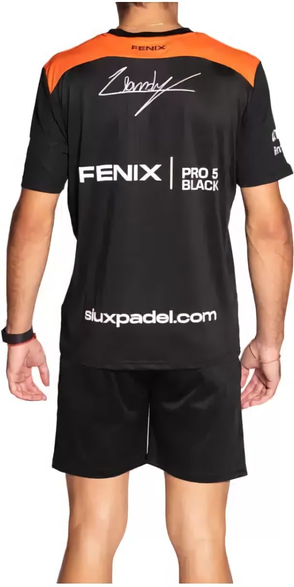 (EU) Футболка мужская Siux Fenix Leo Official 2026, Чёрная (XL)