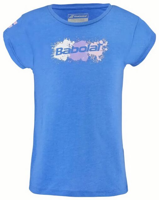 (EU) Футболка для девочек Babolat EXS, Синяя (S/M)