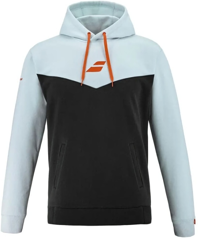 (EU) Толстовка унисекс Babolat Exercise с капюшоном, с карманом, Синяя (2XL)