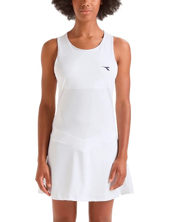 Платье женское Diadora L. Dress Icon W, Абсолютно Белое (XS)