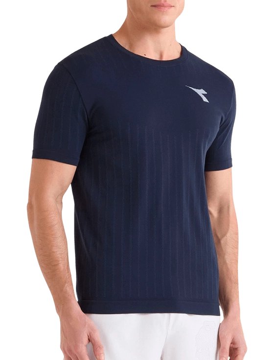 Футболка мужская Diadora SS T-Shirt Icon Stratouno M, Синяя (S)