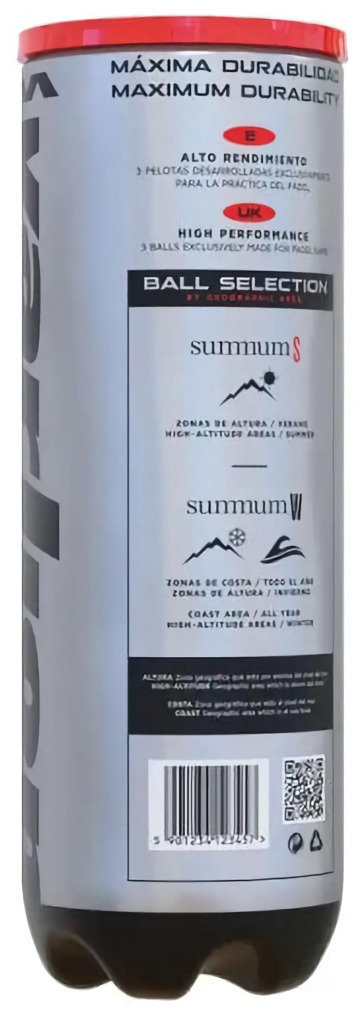 (EU) Мячи для падел тенниса Varlion Summum Pro S BALLPA200100102 (3 шт)