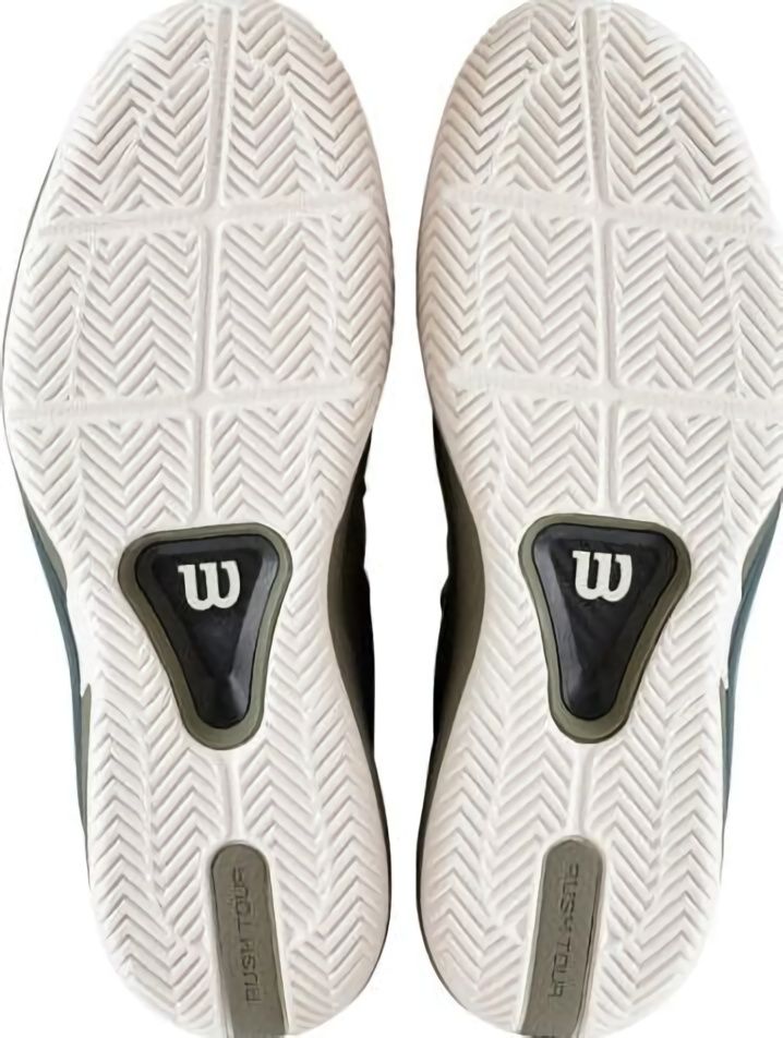 (EU) Кроссовки мужские Wilson Rush Tour 5 Dark Green Wrs338620, Зелёные (р. 40 2/3)