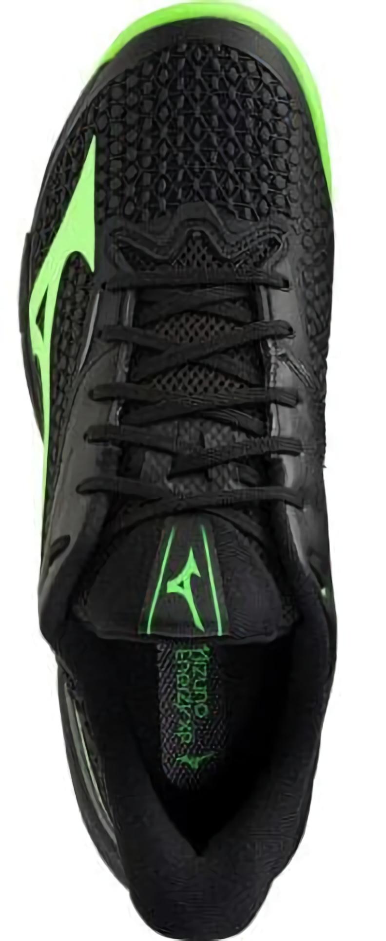 (EU) Кроссовки мужские Mizuno Wave Exceed Tour 7 Padel Black 61Gb2677, Чёрные (р. 45)