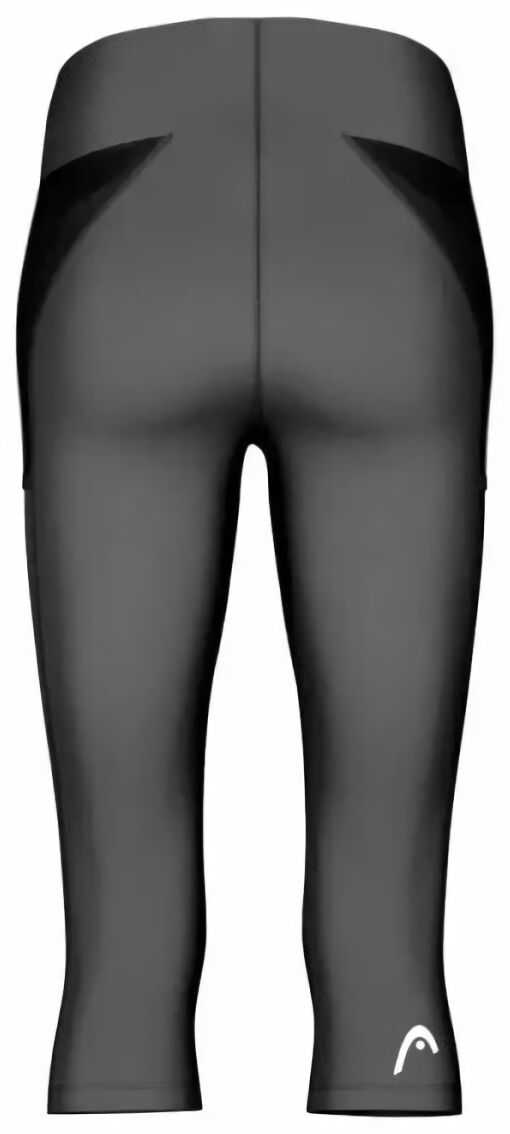 (EU) Тайтсы женские Head Tech 3/4, Чёрные (S)