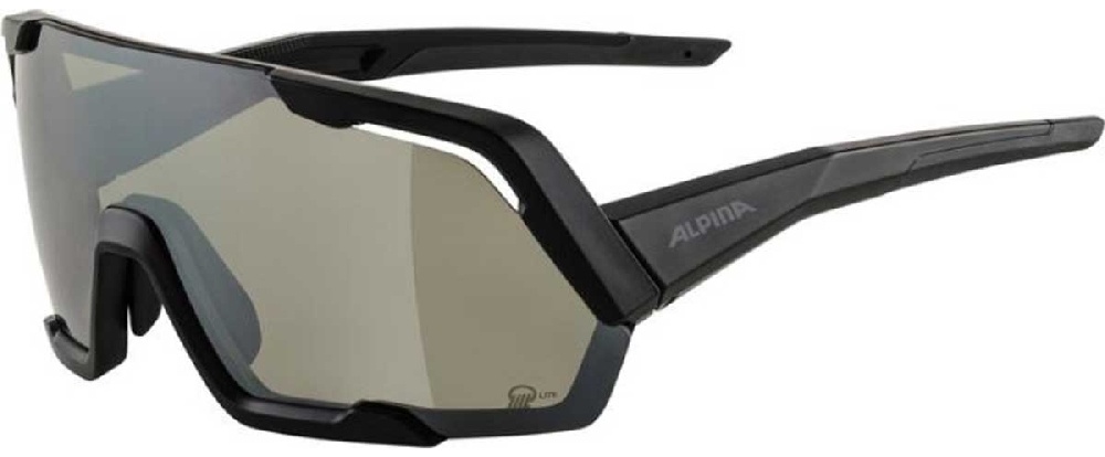 Очки солнцезащитные Alpina Rocket Q-Lite, Черный Матовый/Зеркальный