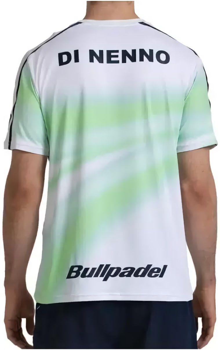 (EU) Футболка мужская Bullpadel Di Nenno 26V, Белая (M)
