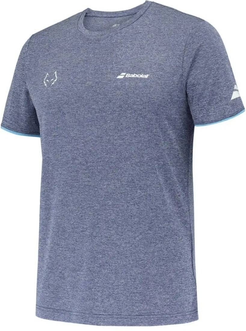 (EU) Футболка мужская Babolat Juan Lebrón, Синяя (XL)