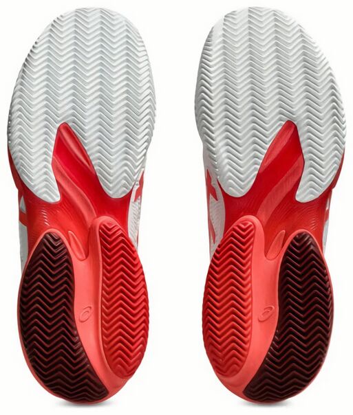 (EU) Кроссовки мужские Asics Court FF 3 Novak, 1041A521-966, Бело-Красные (р. 39,5)