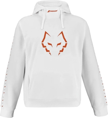 (EU) Свитшот женский Babolat Hood Sweat Juan Lebrón, Белый (XL)