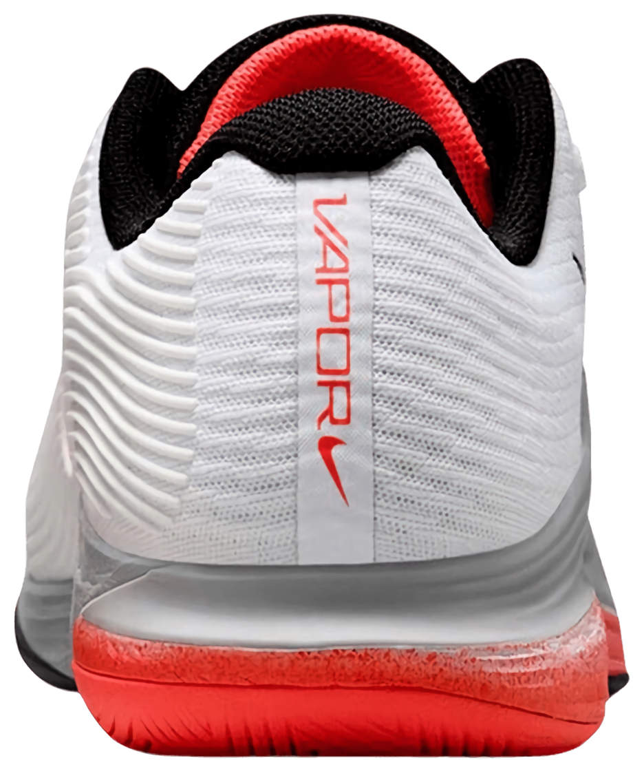 Кроссовки мужские Nike Vapor 12 HC Premium, Белые/Оранжевые/Серые, для харда, с технологией Air Zoom (р. EUR 45)