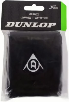 (EU) Напульсник Dunlop Pro, Черный (2 шт)
