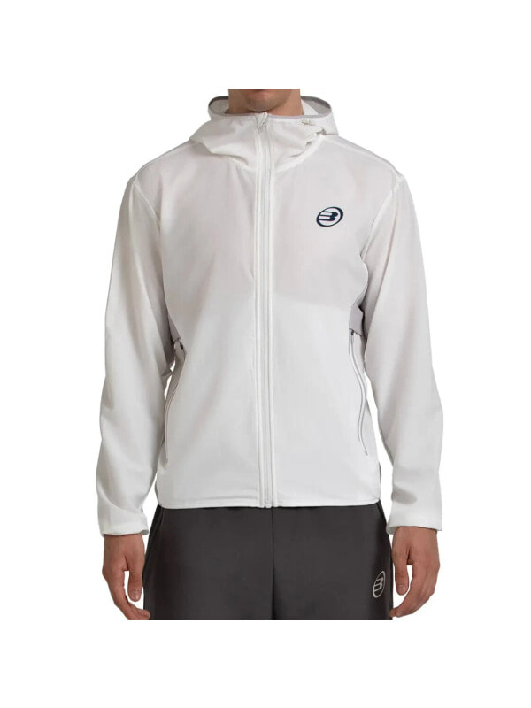 (EU) Куртка мужская Bullpadel ALGOL WINDSTOPPER с капюшоном, Белая (S)