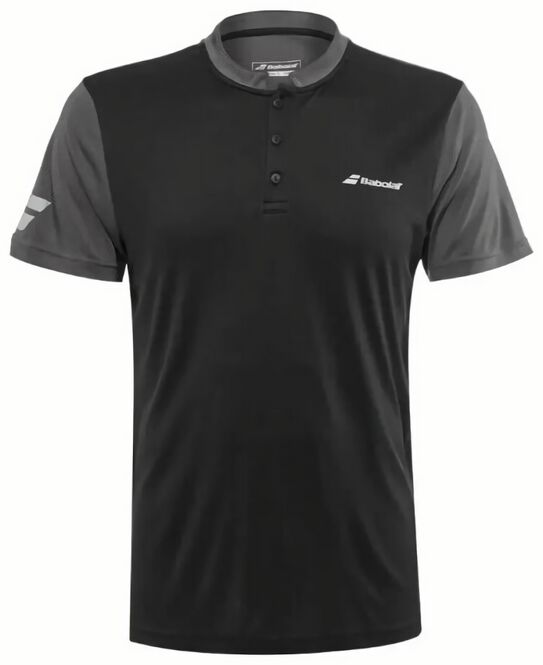 (EU) Поло мужское Babolat Play 3Mp1021, Чёрное (S)