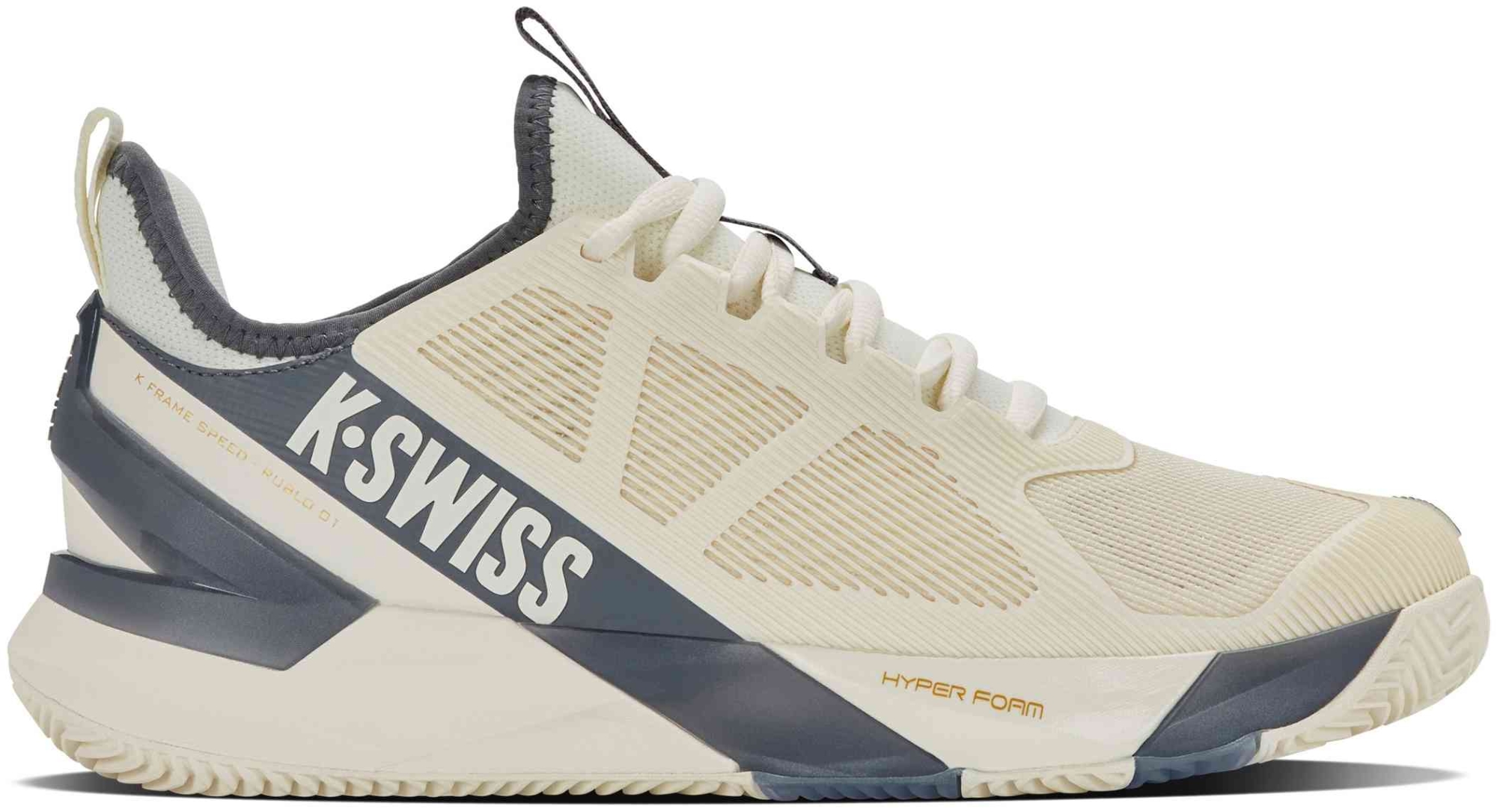 Кроссовки мужские K-Swiss K-Frame Speed Rublo Clay, Светло-бежевые/Серые (р. 44)