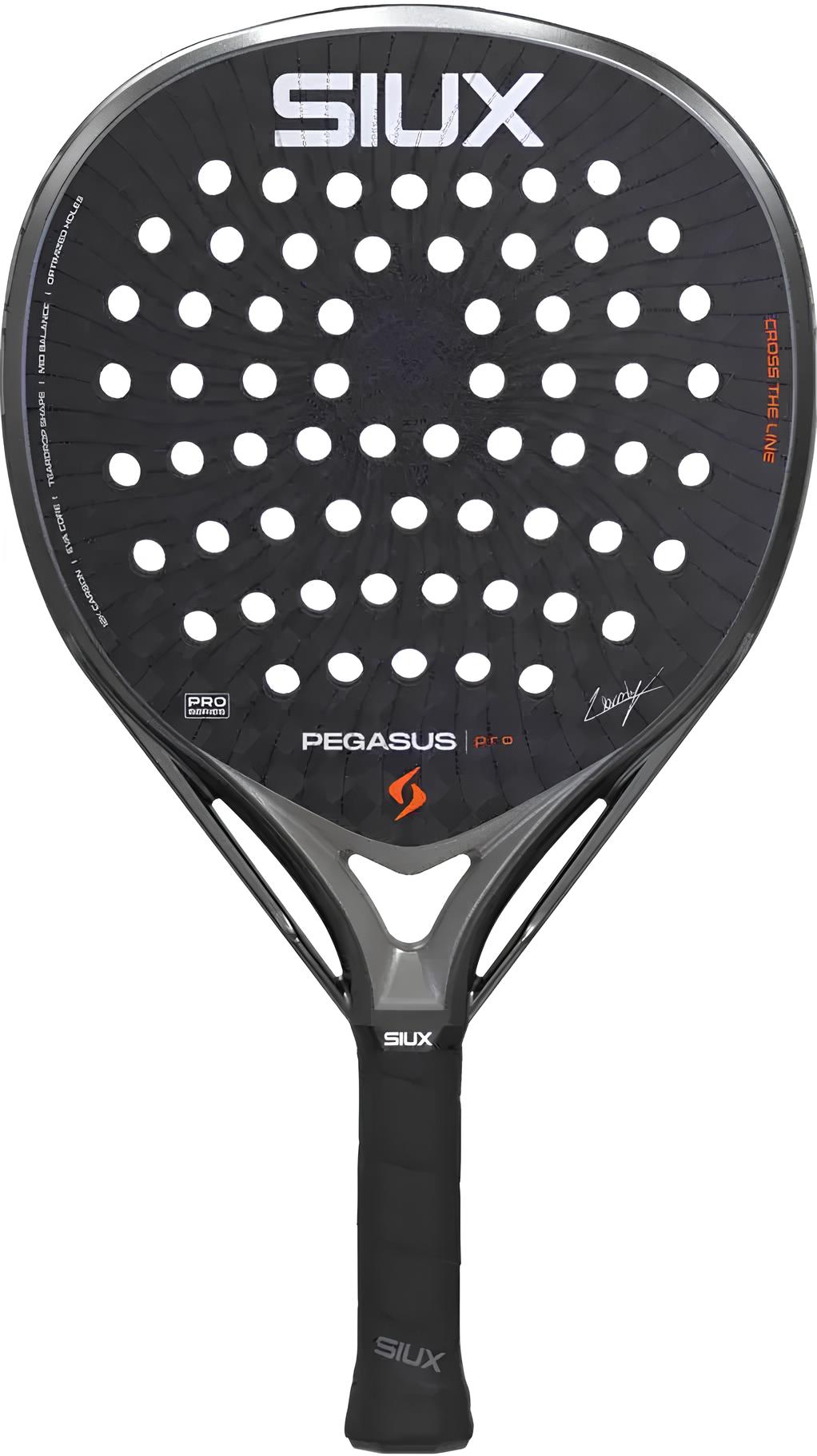 Ракетка для падел тенниса Siux Pegasus Pro Storm Grey 2026