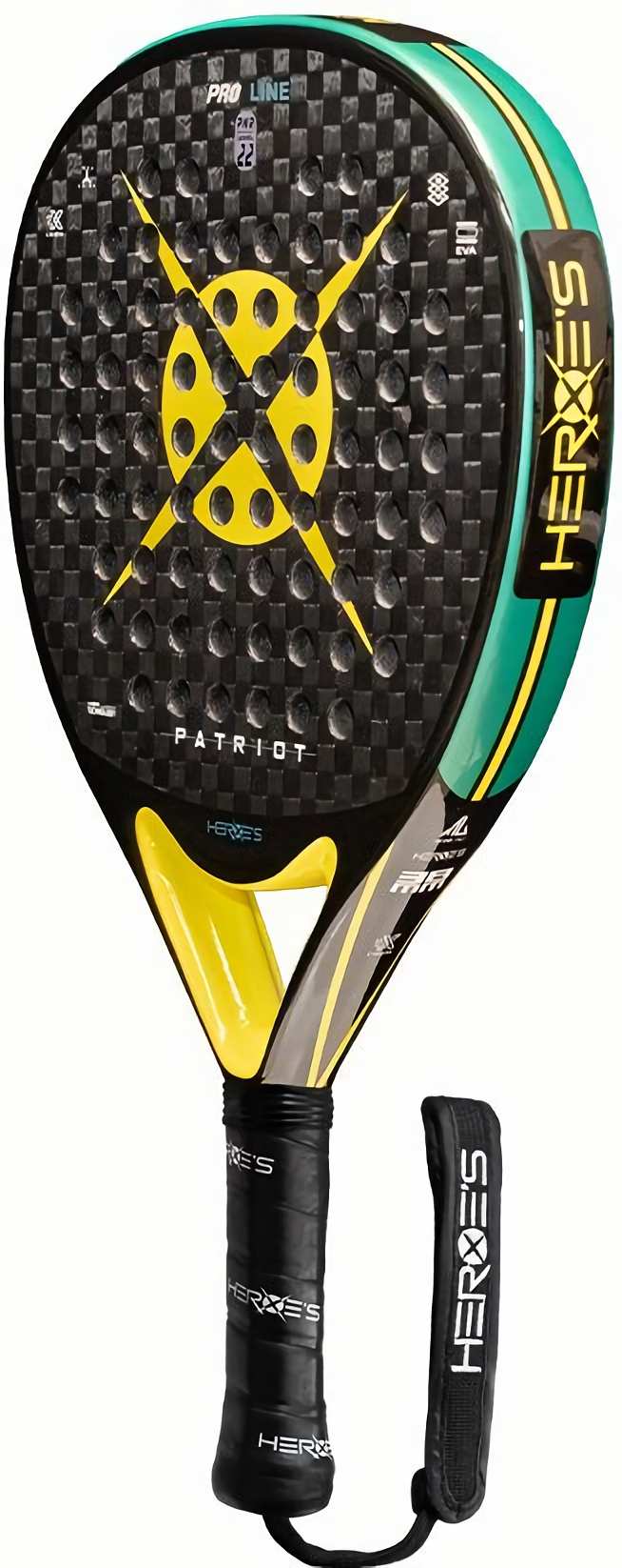 Ракетка для падел тенниса Heroe's 2022 #Patriot Xt