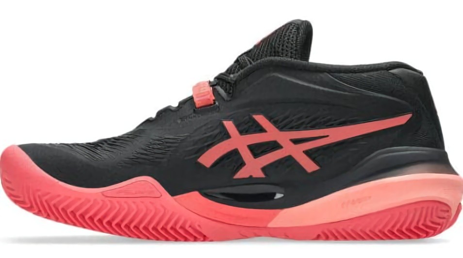 (EU) Кроссовки женские Asics Gel-Resolution X Clay Black Women 1042A277, Чёрные (р. 40)