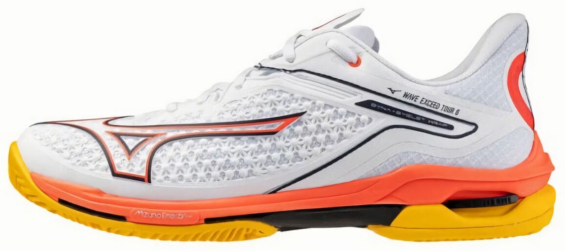 (EU) Кроссовки мужские Mizuno Wave Exceed Tour 6 CC, 61GC2474, Белые (р. 45)
