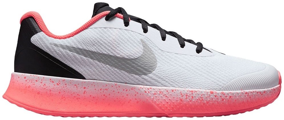 Кроссовки женские Nike Vapor Lite 3 HC, Белый/Черный/Оранжевый, для твердых кортов, с амортизацией Zoom (р. 41)