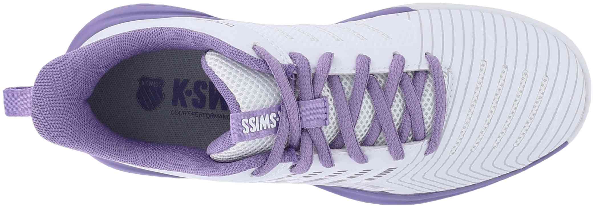 Кроссовки женские K-Swiss Ultrashot Light, Белые/Фиолетовые/Лавандовые (р. 36)