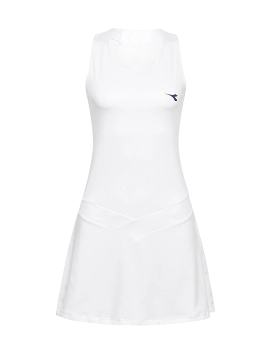 Платье женское Diadora L. Dress Icon W, Абсолютно белое (L)