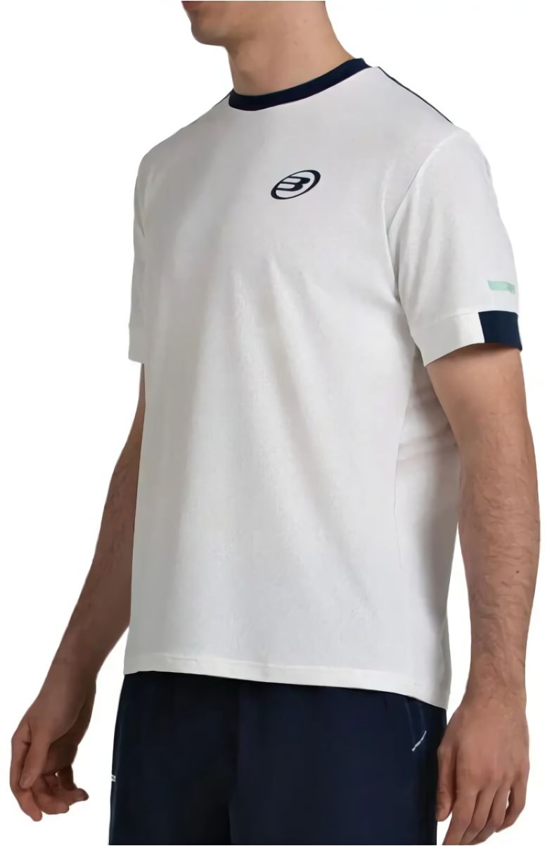 (EU) Футболка мужская Bullpadel MANANU T-SHIRT, Белая (XL)