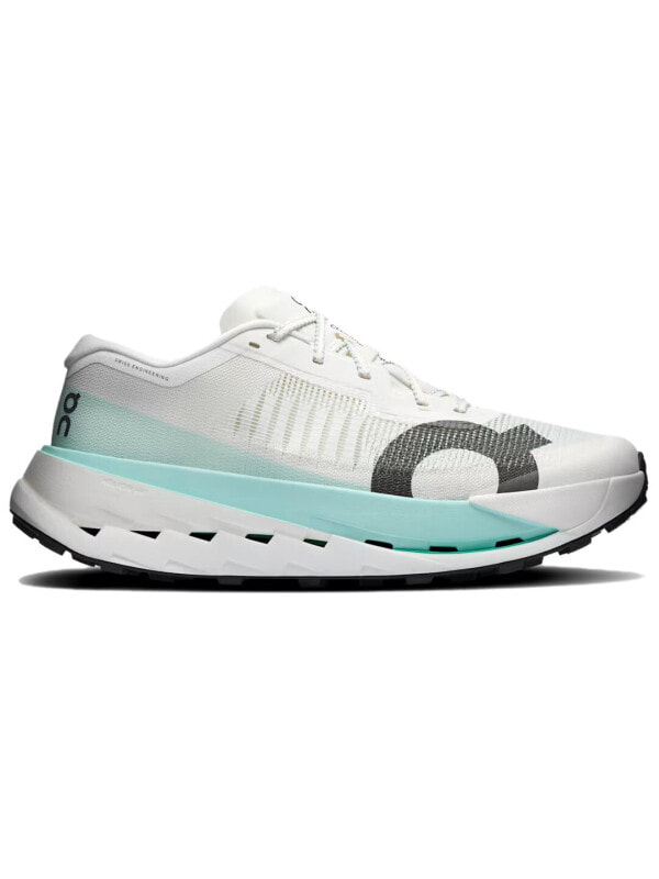 On Cloudultra Pro Trail Running Shoes Men's White/Black/Light Blue
