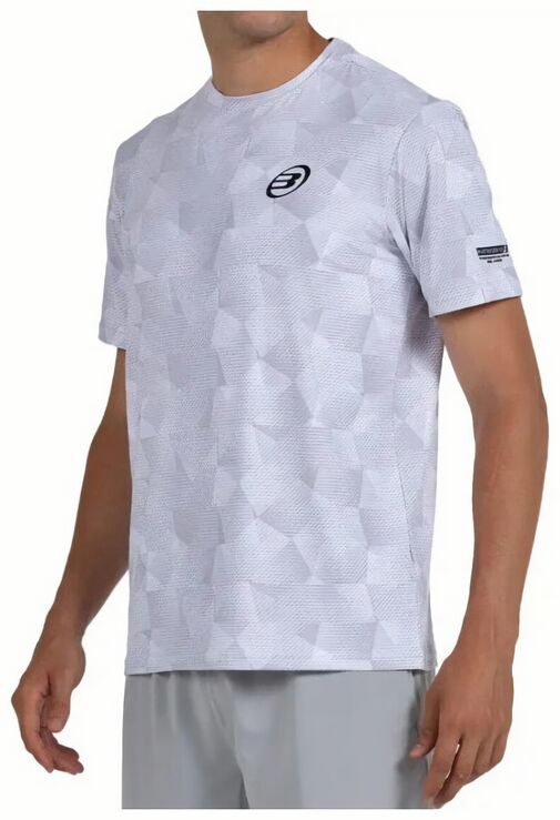 (EU) Футболка мужская Bullpadel Macondo Cb57012000 с коротким рукавом, Белая (XL)