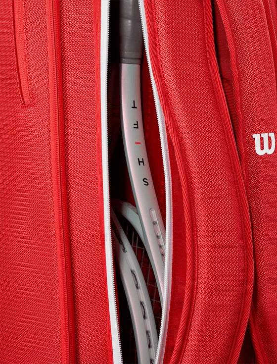 Сумка Wilson для тенниса Super Tour 6R 2025, Красная