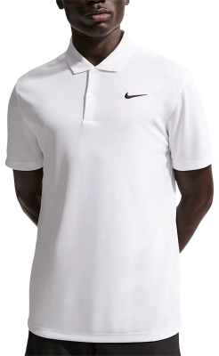 Поло мужское Nike Court Dri-Fit Solid M, Белое (M)
